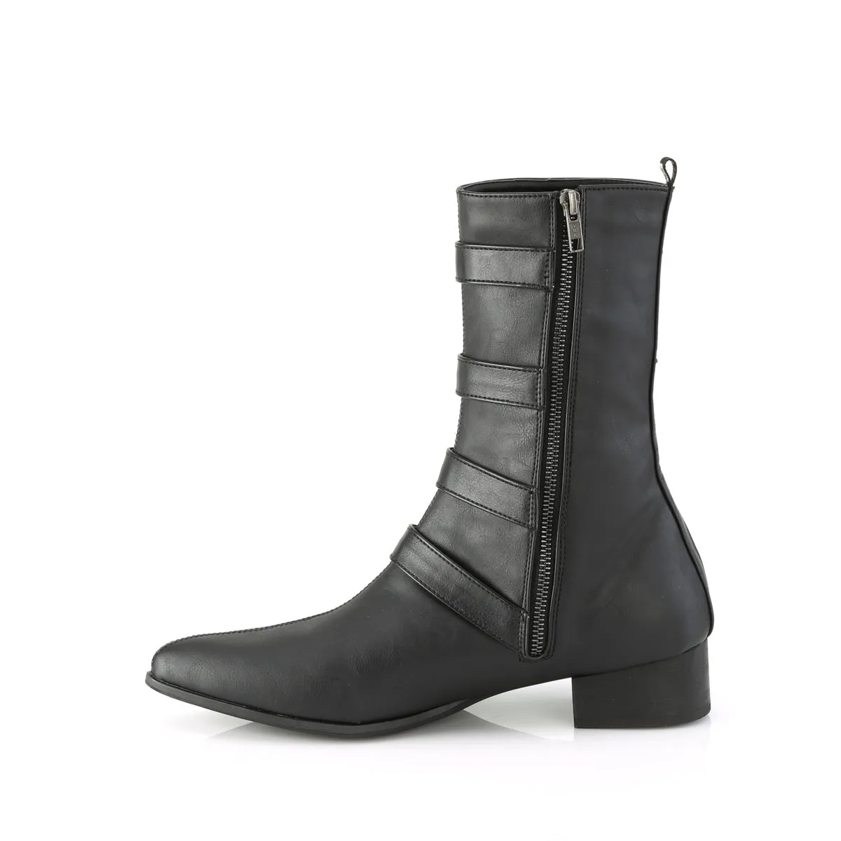 1 Inch Heel WARLOCK-110-B Black