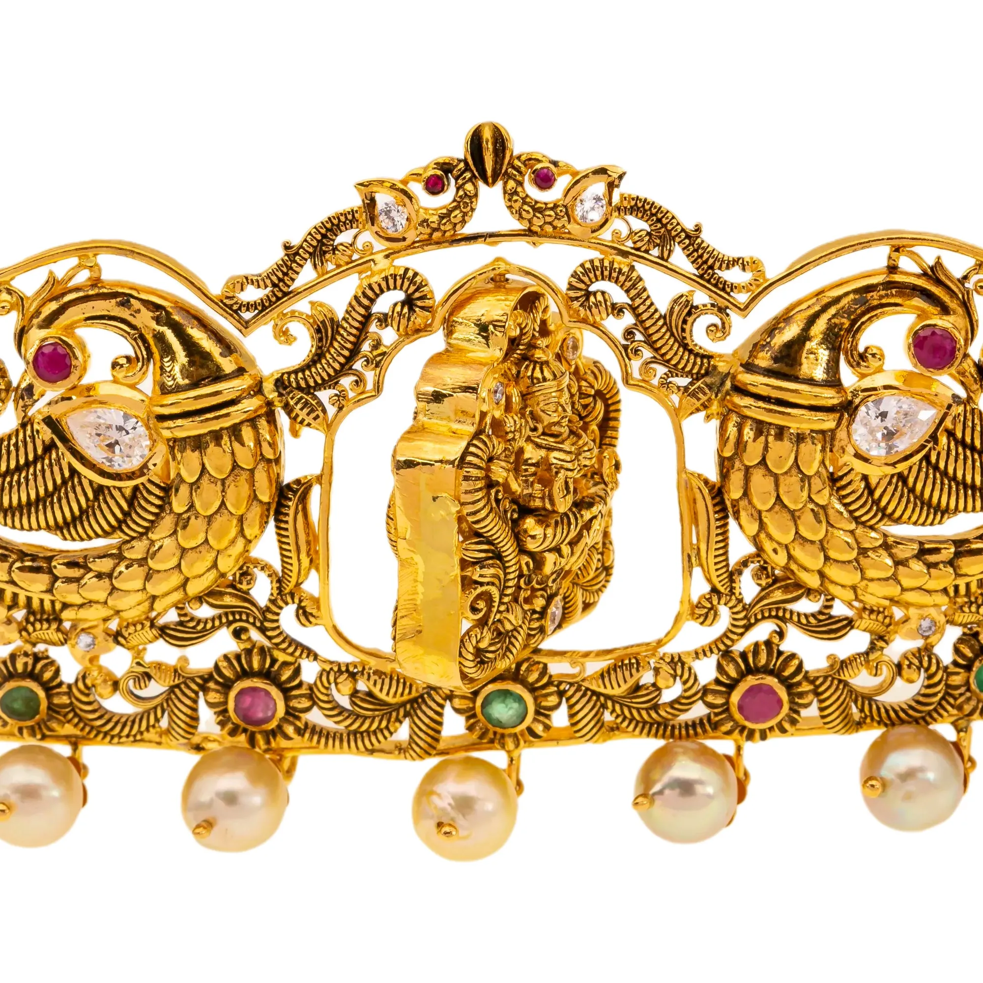 22K Yellow Gold Laxmi Vaddanam Belt (196.1gm)