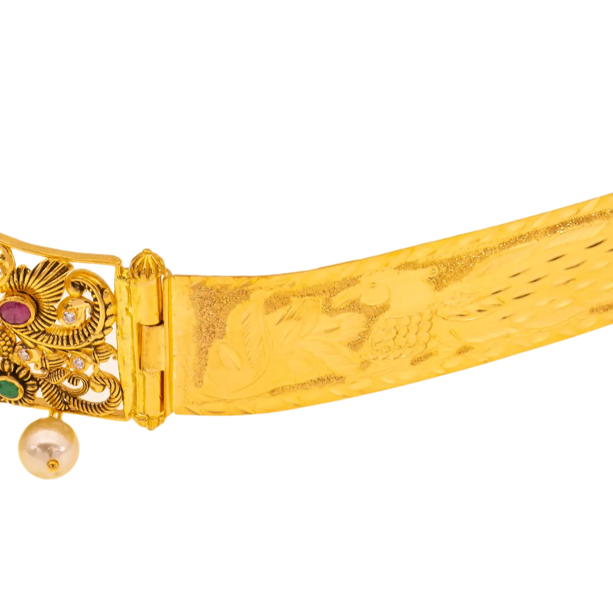 22K Yellow Gold Laxmi Vaddanam Belt (196.1gm)