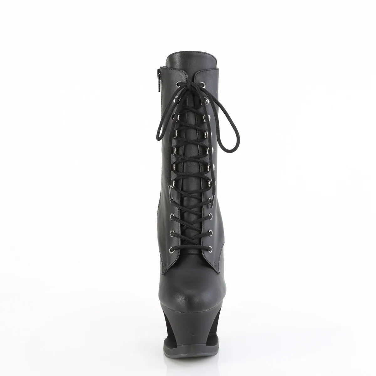 7 Inch Heel MOON-1020SK Black Pu