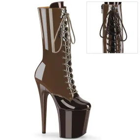 8 Inch Heel FLAMINGO-1054DC Mocha Coffee