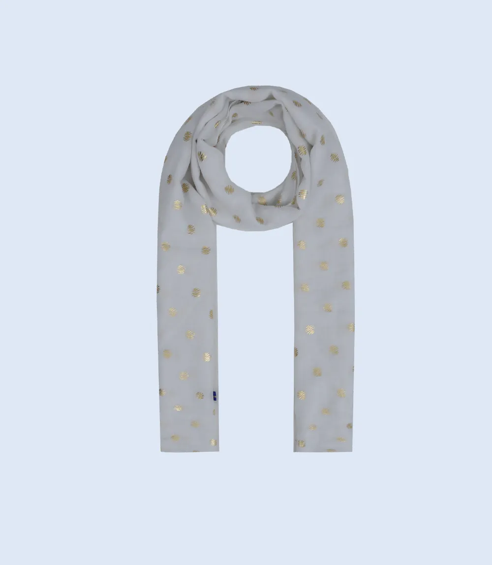 A4984-WHITE-Scarf For Women