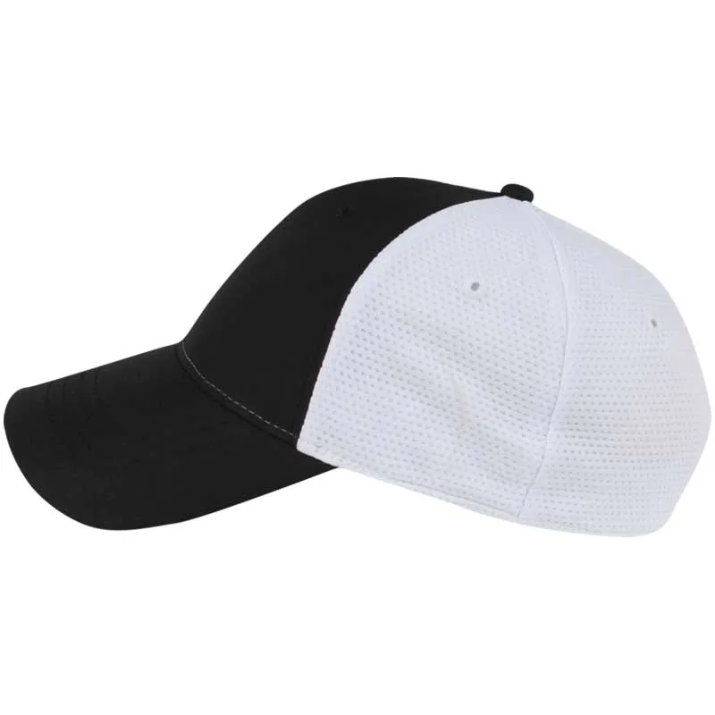 Ahead Black with White Mesh Back Baseball Cap