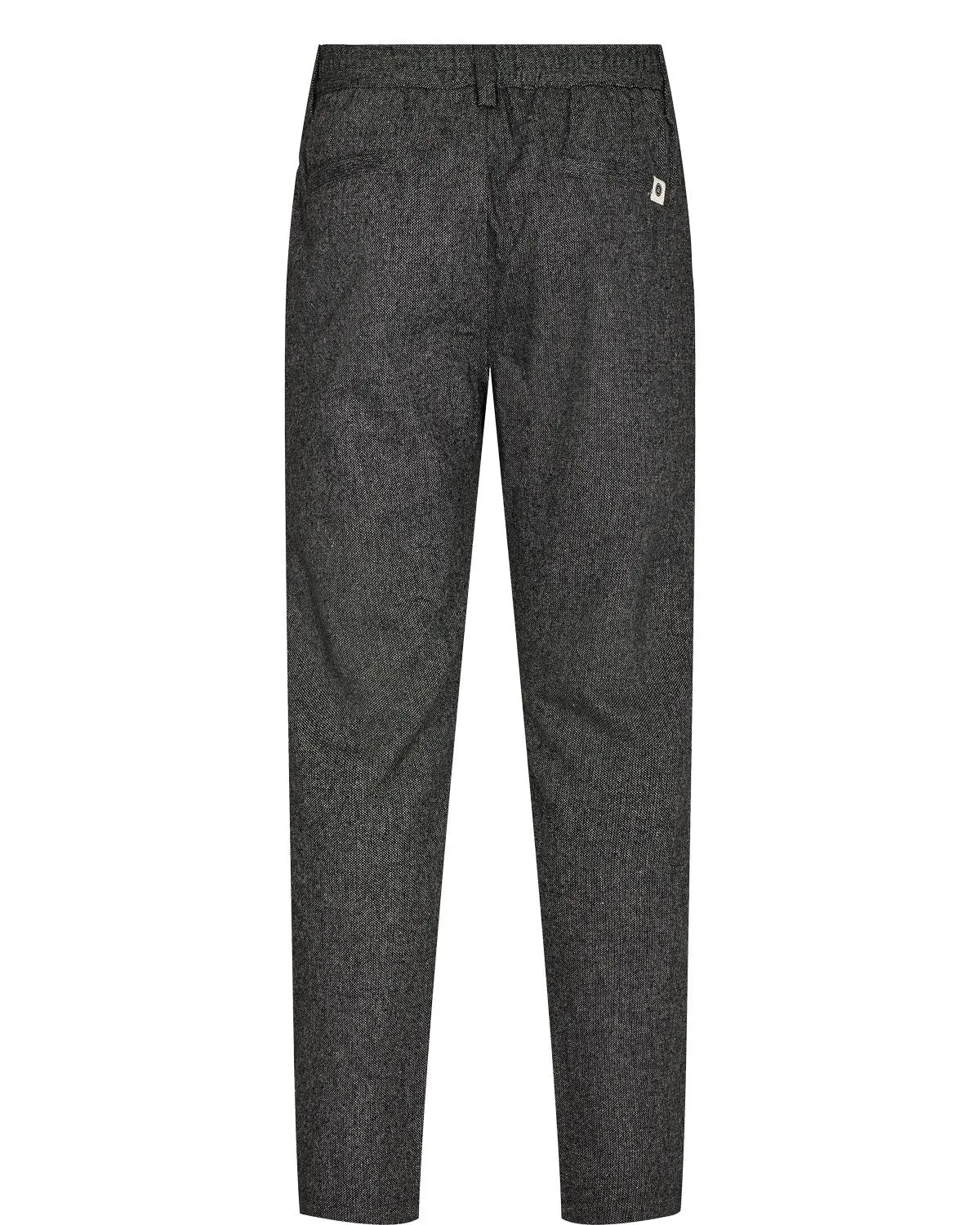 AKJAMES WOOL PLEAT PANTS - Dark grey mel