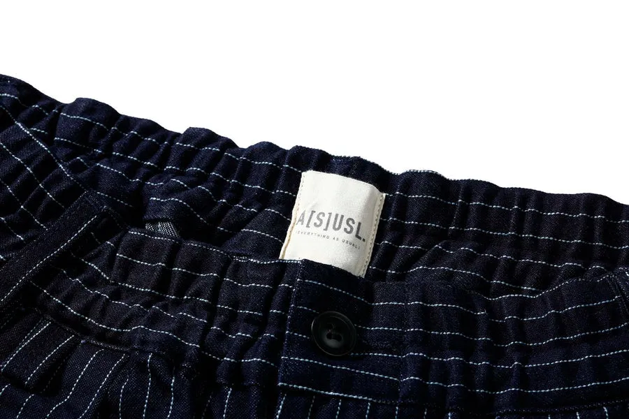 A[S]USL DENIM SIGNATURE PANTS-DENIM STRIPES