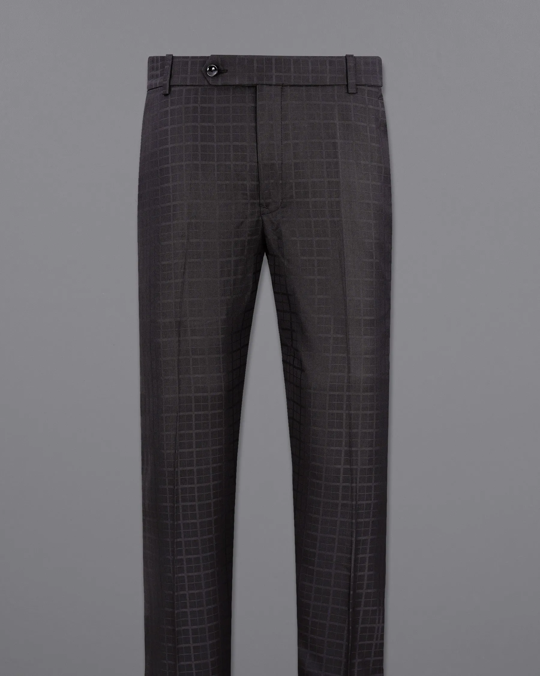 Baltic Sea Black Plaid Pant