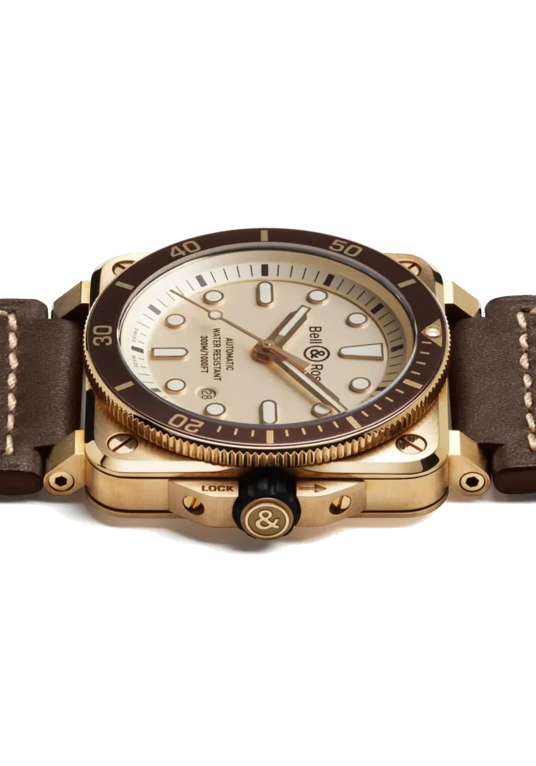 Bell & Ross BR 03-92 Diver White Bronze | Strap | LE999