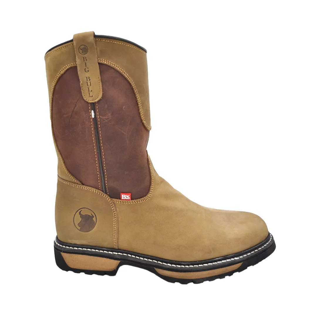 Big Bull Hornet Steel Toe Work Boot Brown