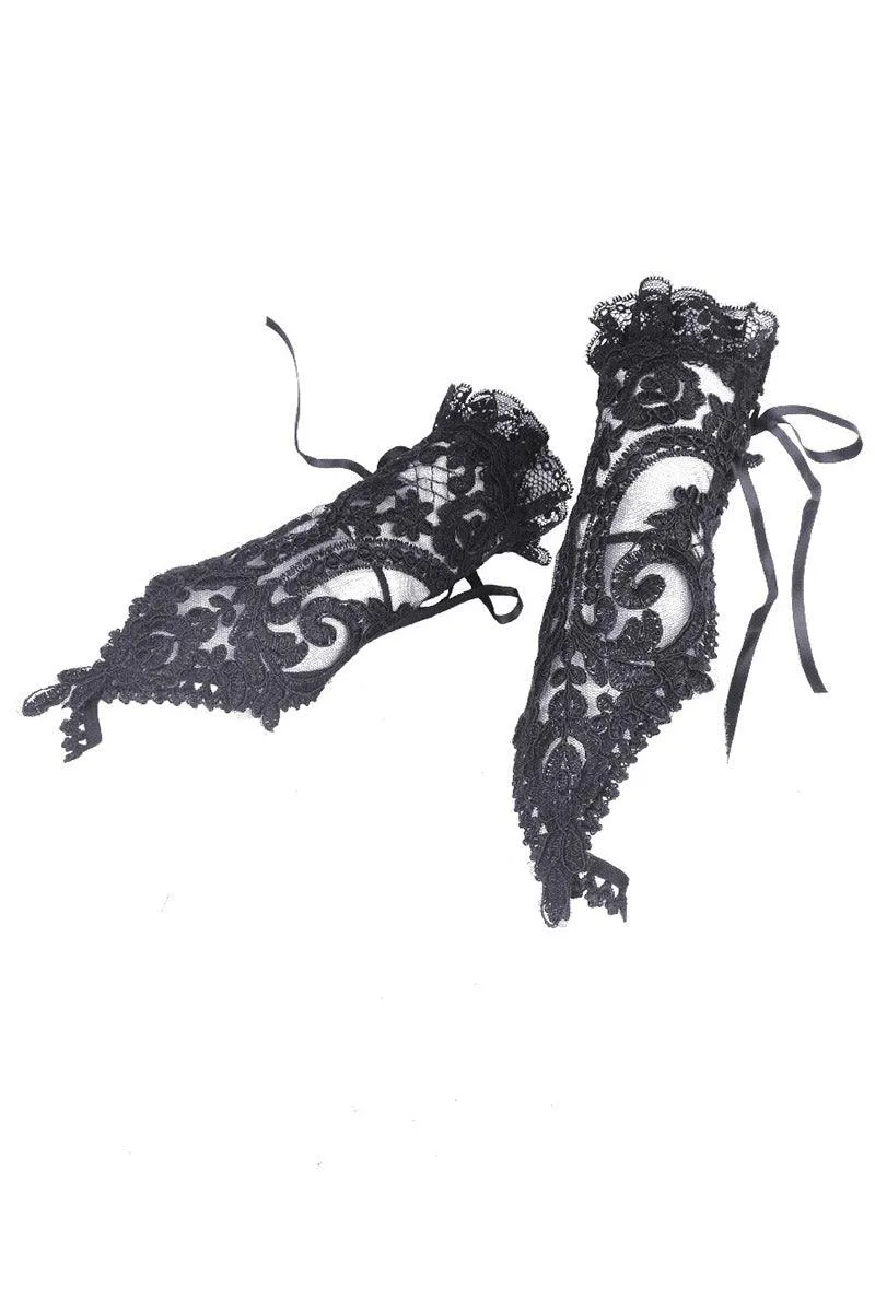 Black Magic Gothic Gloves