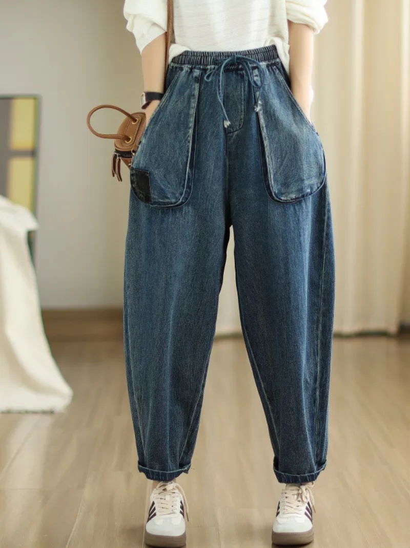 Boho Beauty for You Women's Denim Pants Bottom