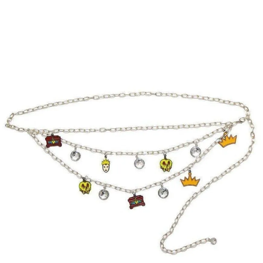 Buckle Down Products Snow White Charm Chain Belt