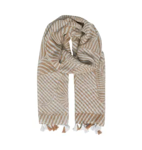 b.young Bawela women's scarf 20814798 202984 beige