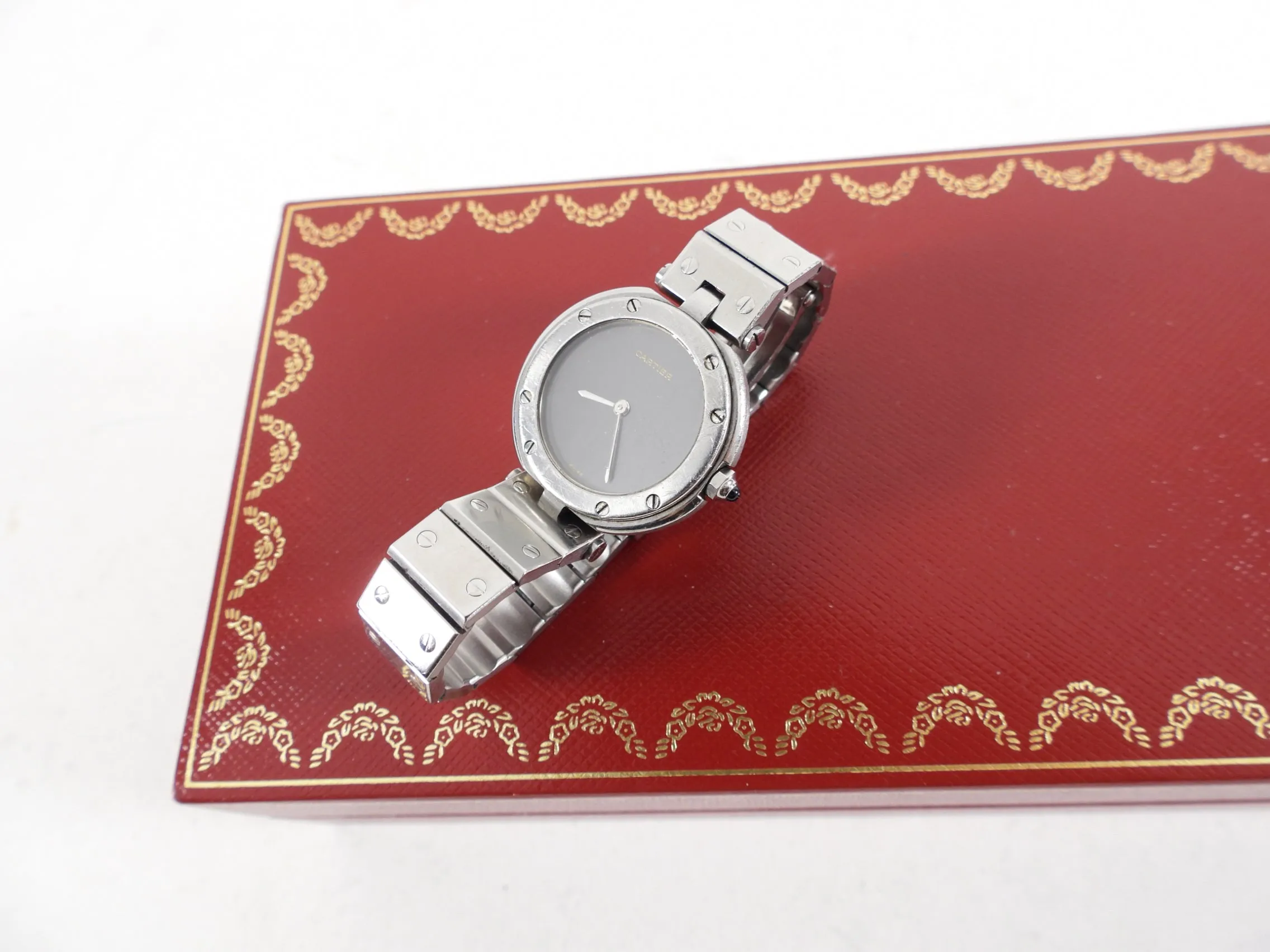 Cartier Santos Ronde Stainless Steel Ladies 26mm Wrist Watch