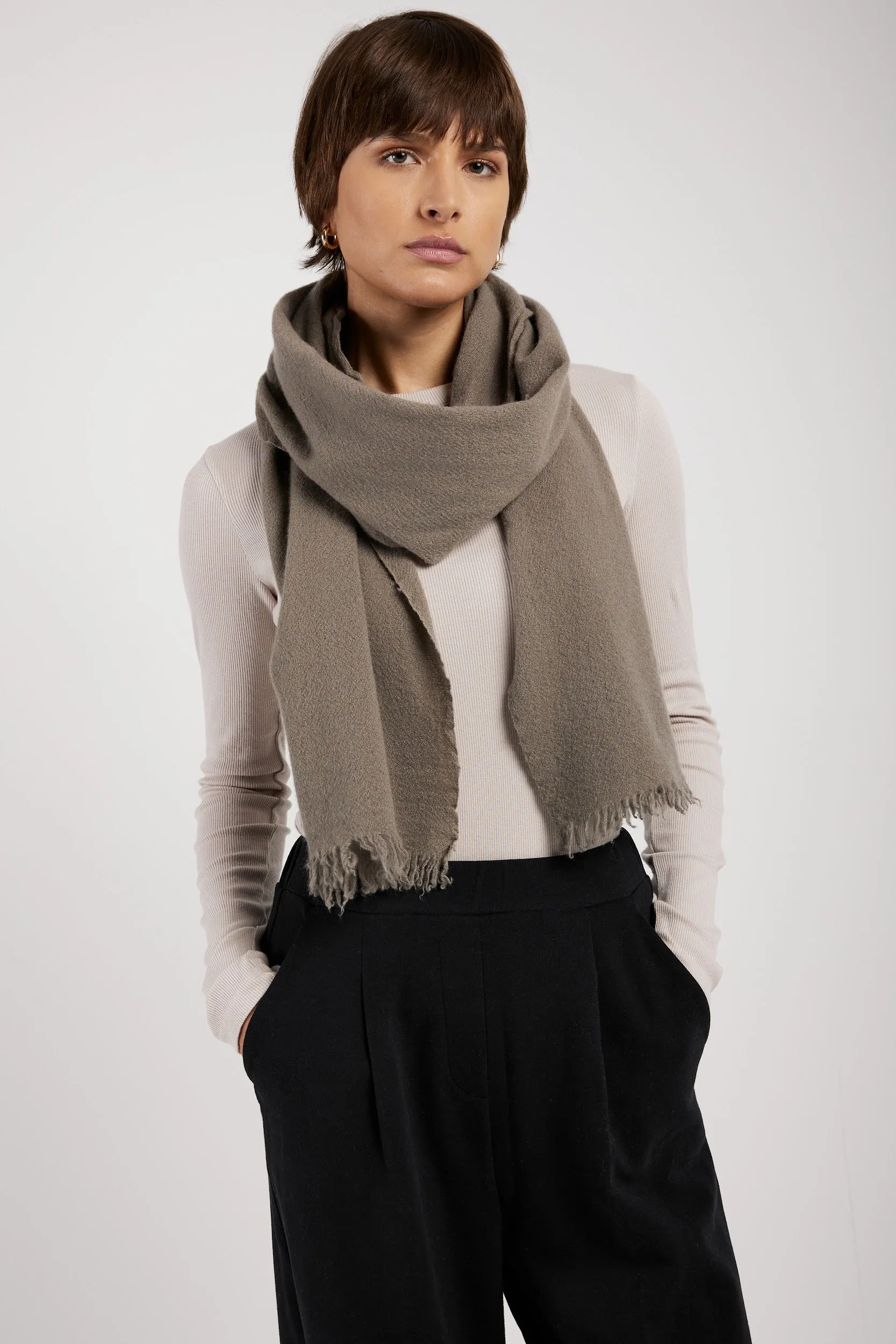 Cashmere Scarf in Drift