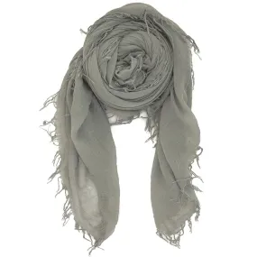 Chan Luu Cashmere and Silk Solid Scarf in Griffin Grey