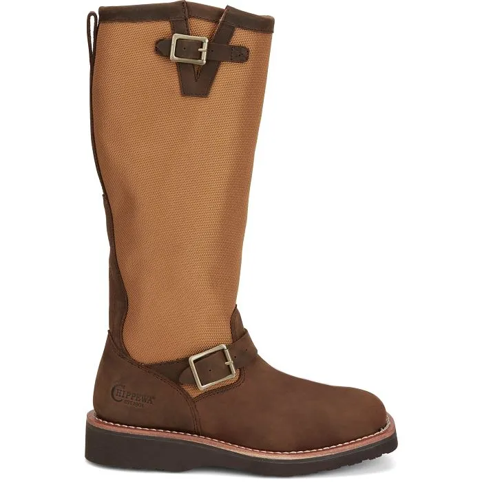 Chippewa Women's Cottonwood 15" Snake Work Boot -Brown- SN6914