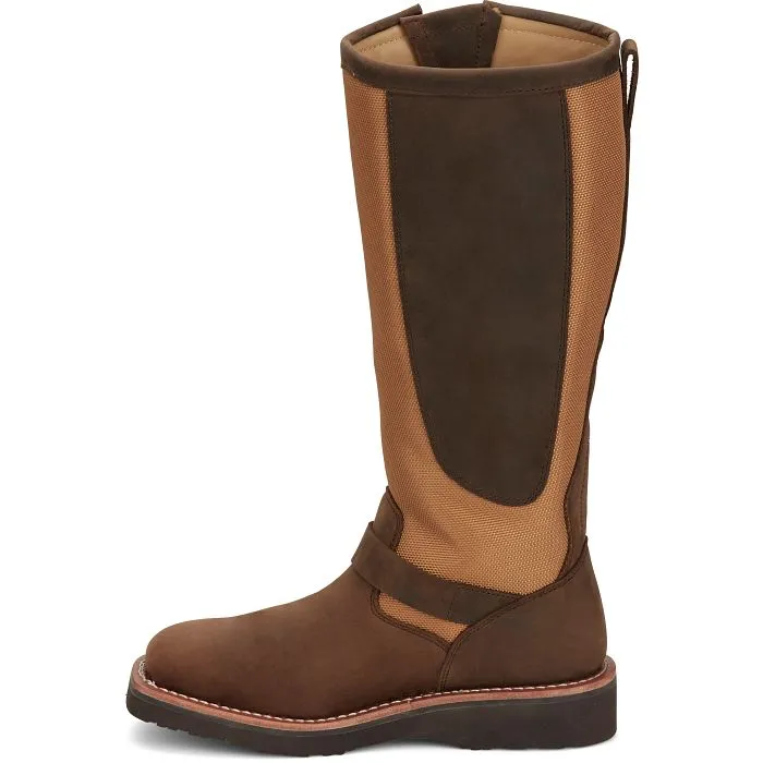 Chippewa Women's Cottonwood 15" Snake Work Boot -Brown- SN6914