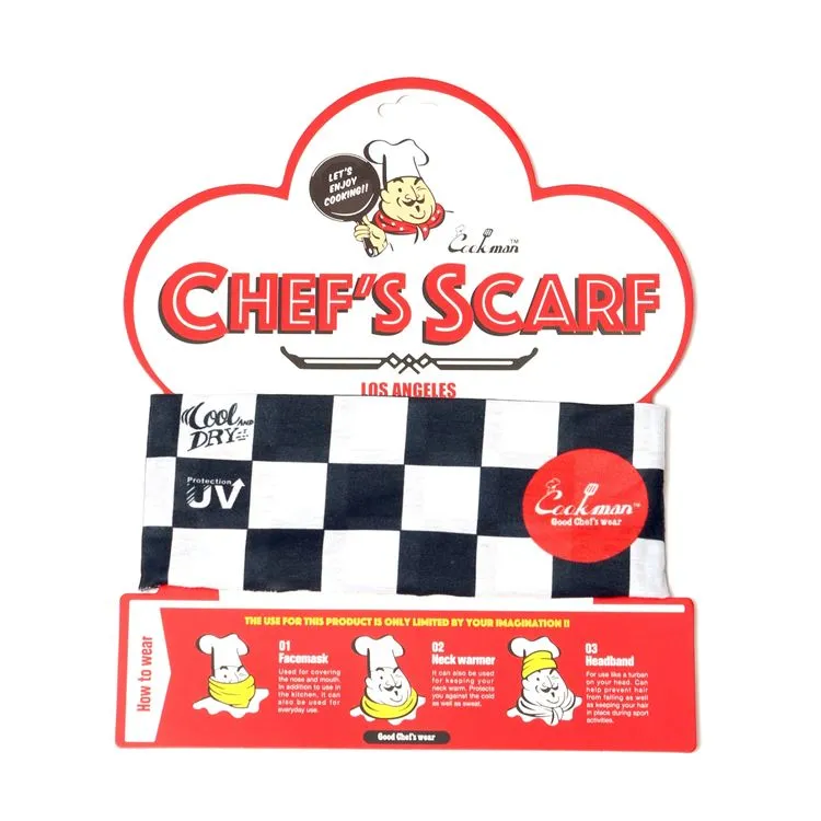 Cookman Chef's Scarf - Checker