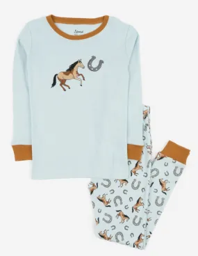 Cotton Horse Print Pajamas