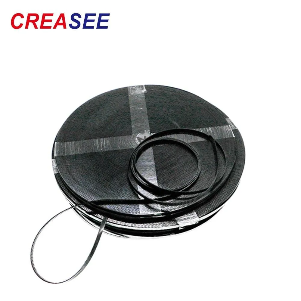 CREASEE Synchronous Bel For 3D Printer Black Rubber 2GT 6mm Timing Belt X Y Axis Belt for Printer  50mm 100mm Printer 3dParts