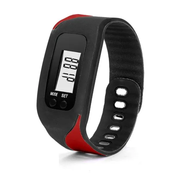 Digital LCD Pedometer Run Step Counter Walking Distance Calorie Counter Watch