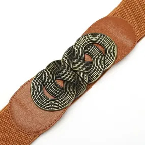 Elastic Waist Buckle Belt