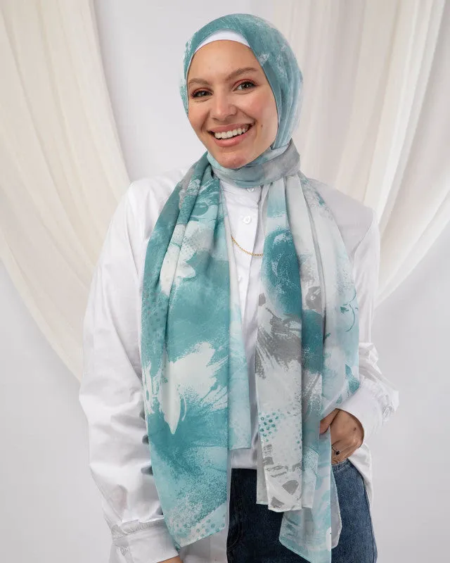 Faded Blumes Scarf