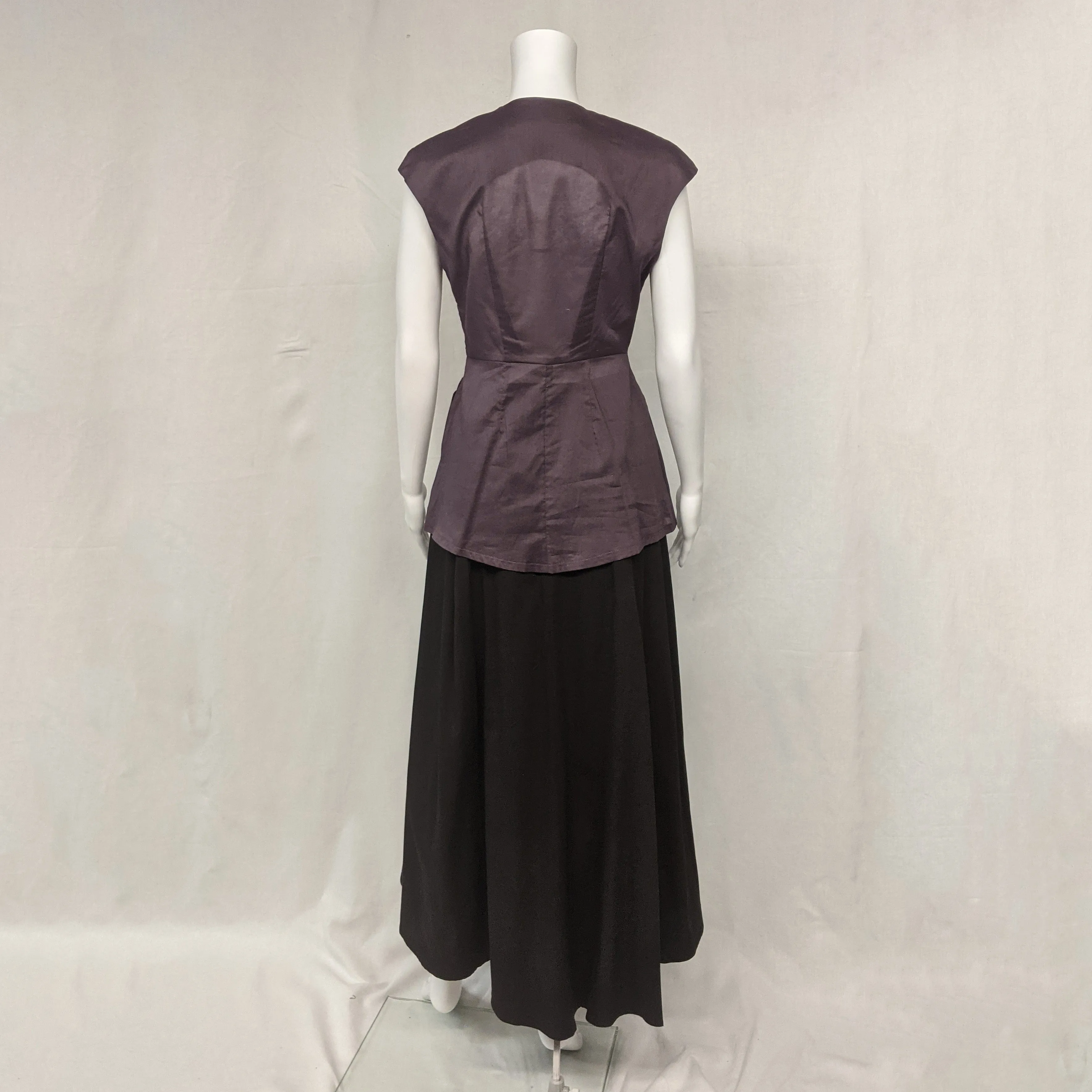 Ferrier Top in Eggplant by Kim Schalk