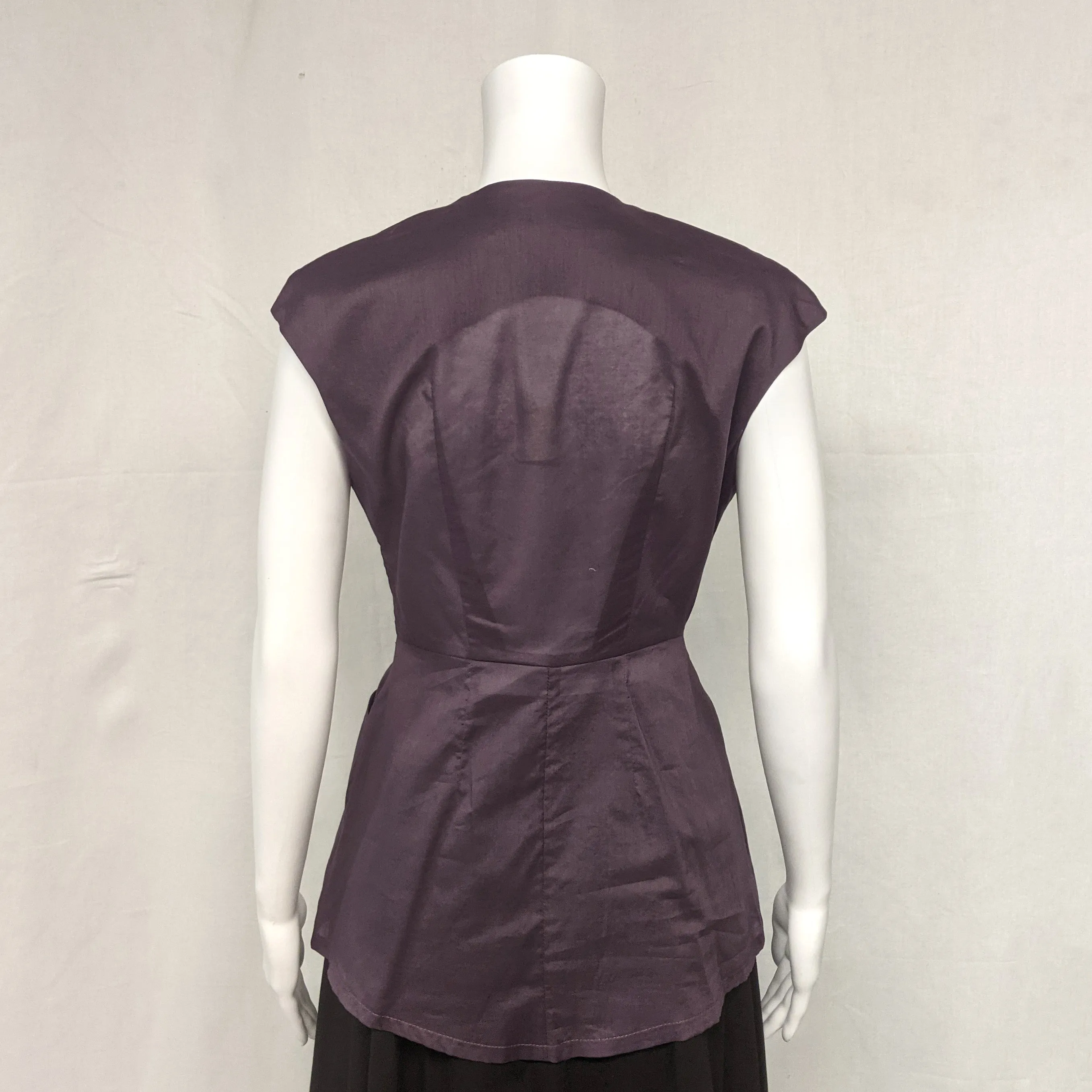 Ferrier Top in Eggplant by Kim Schalk