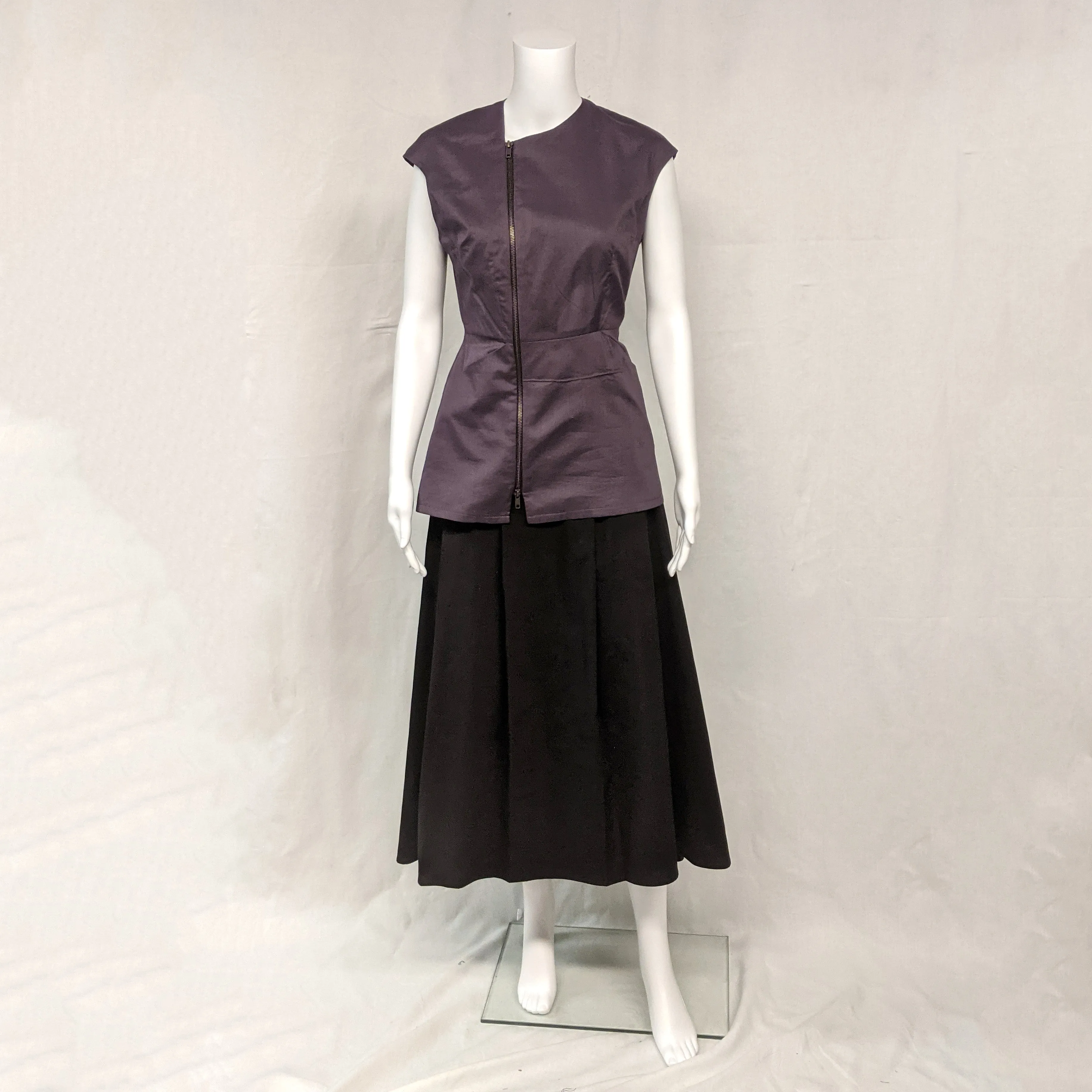 Ferrier Top in Eggplant by Kim Schalk