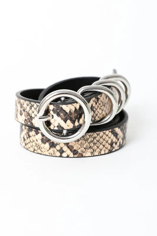 Four Ring Snake Belt