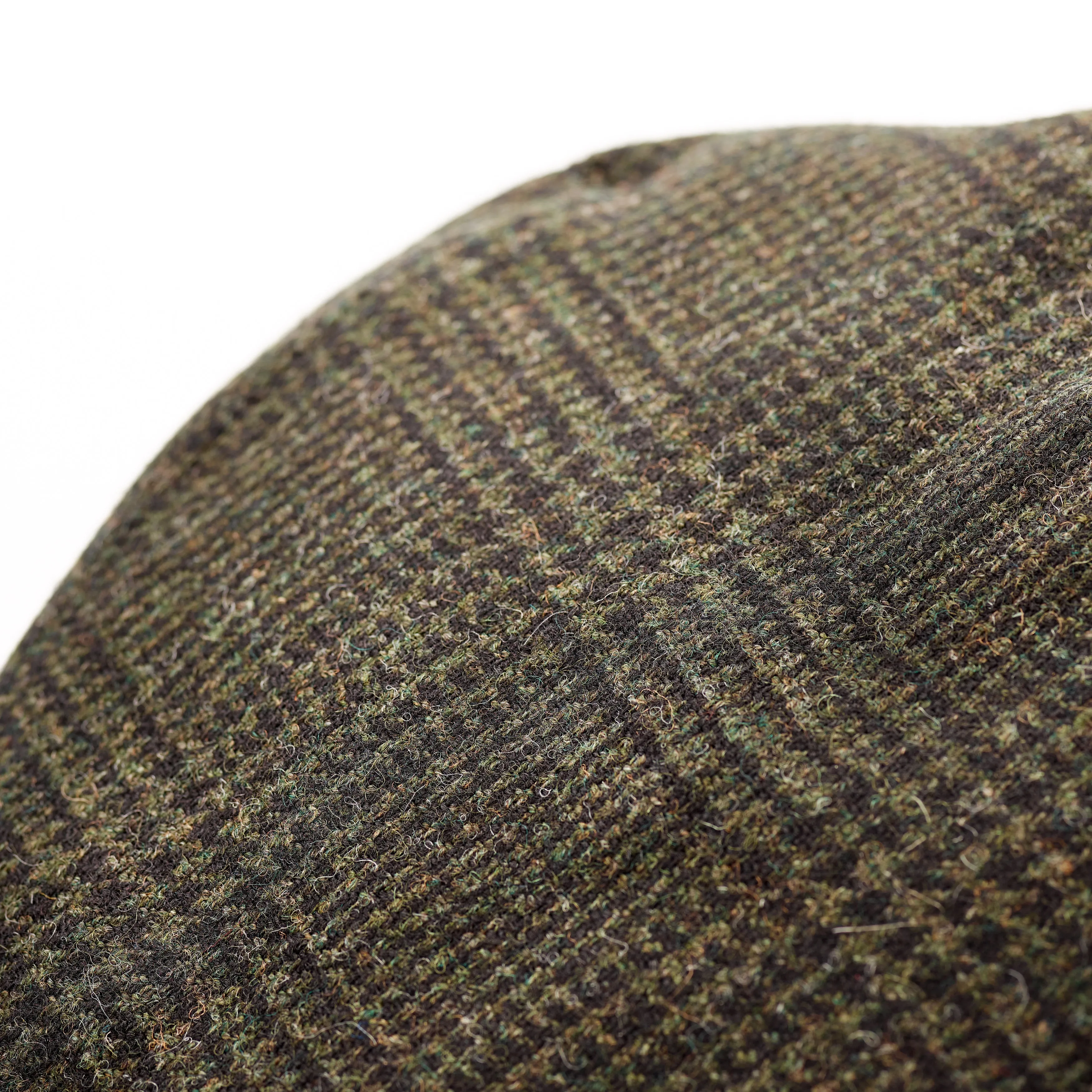 Fox Tweed Classic Cap Deep Green Prince of Wales