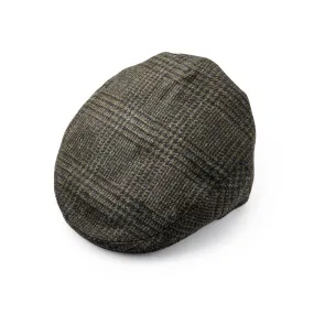 Fox Tweed Classic Cap Deep Green Prince of Wales