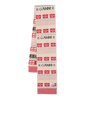 GRAPHIC WOOL SCARF