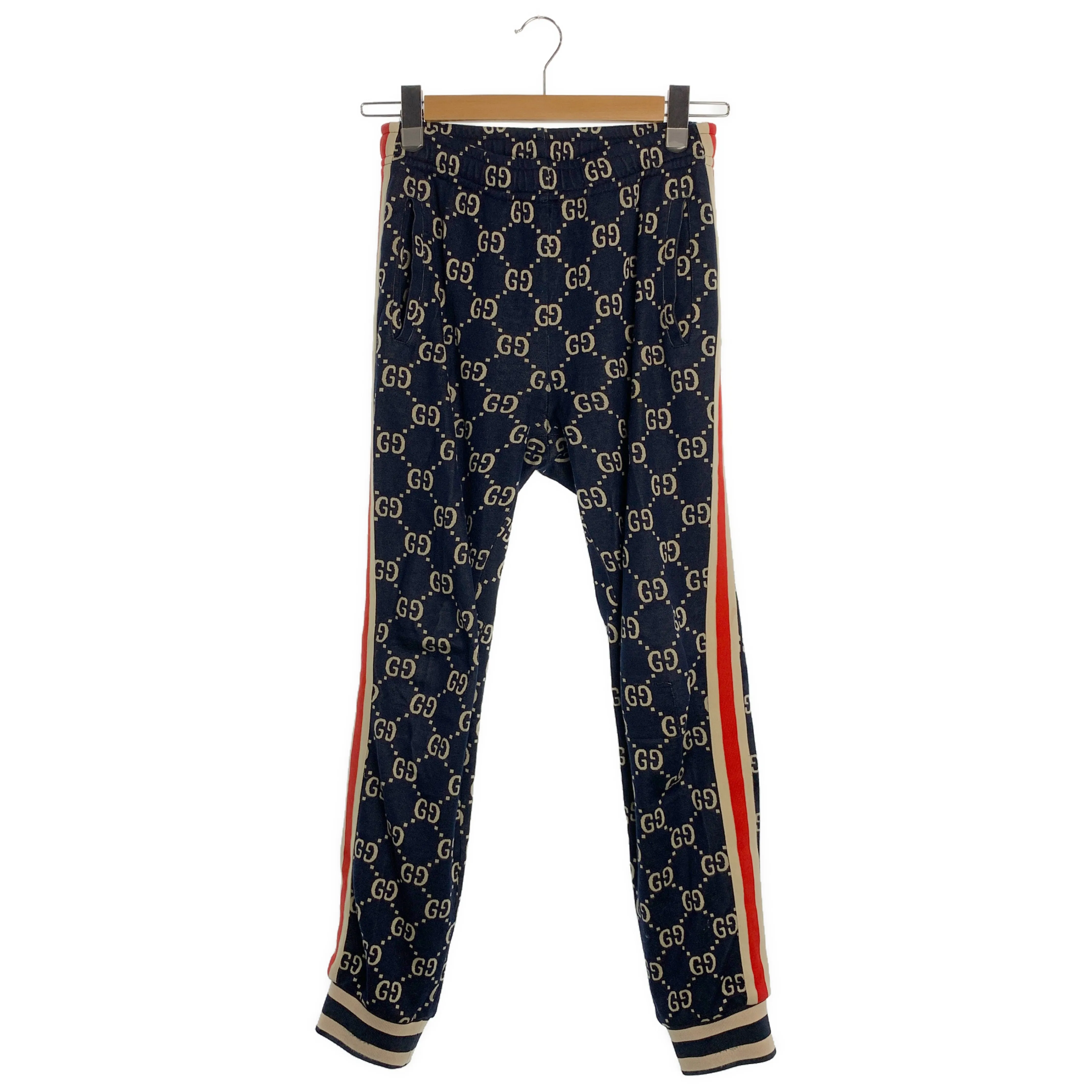 #GUCCI/Pants/XS/NVY/Polyester/All Over Print