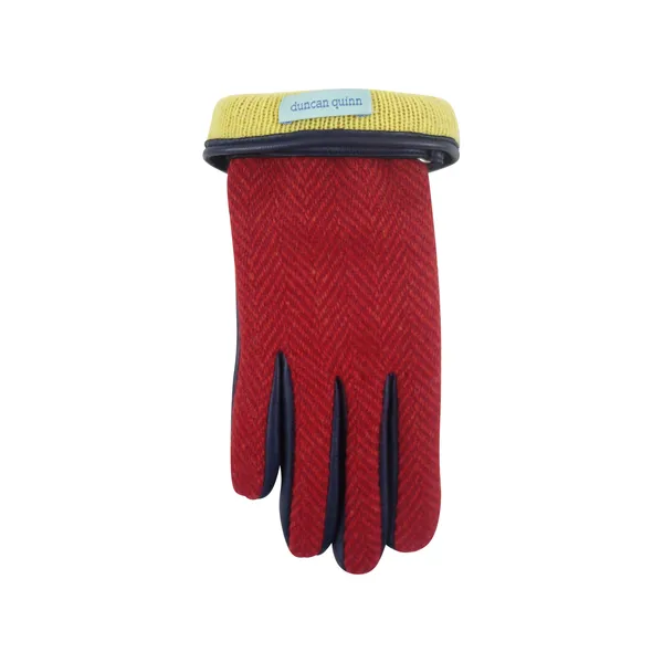 Herringbone Gloves | Red