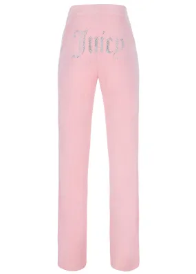 Juicy Couture Tina Contrast Diamante Pants - Almond Blossom