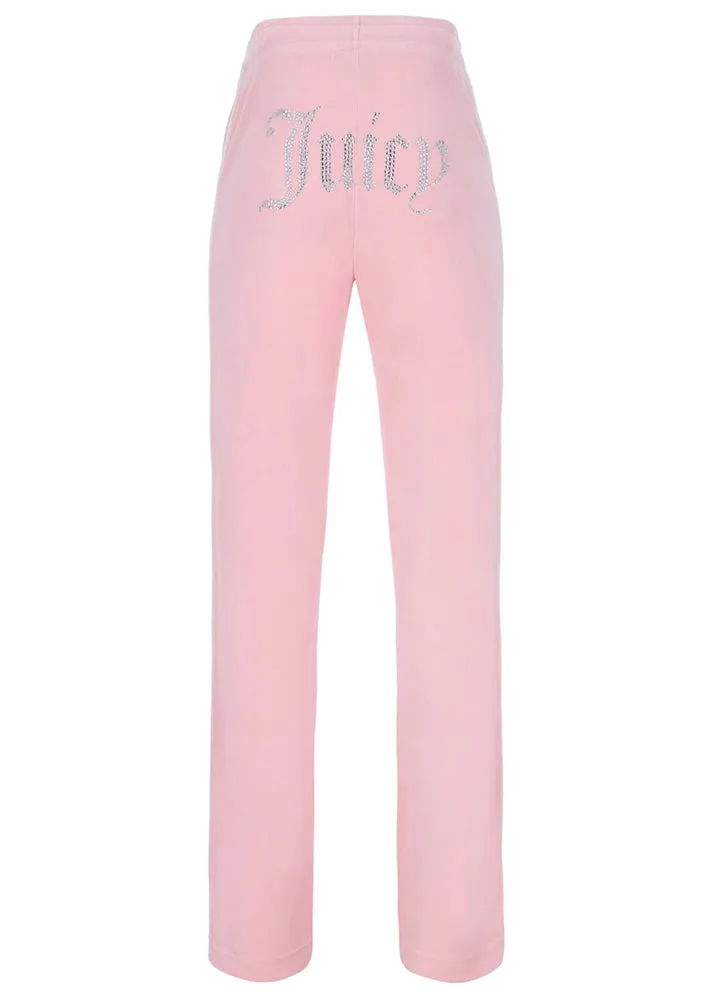 Juicy Couture Tina Contrast Diamante Pants - Almond Blossom