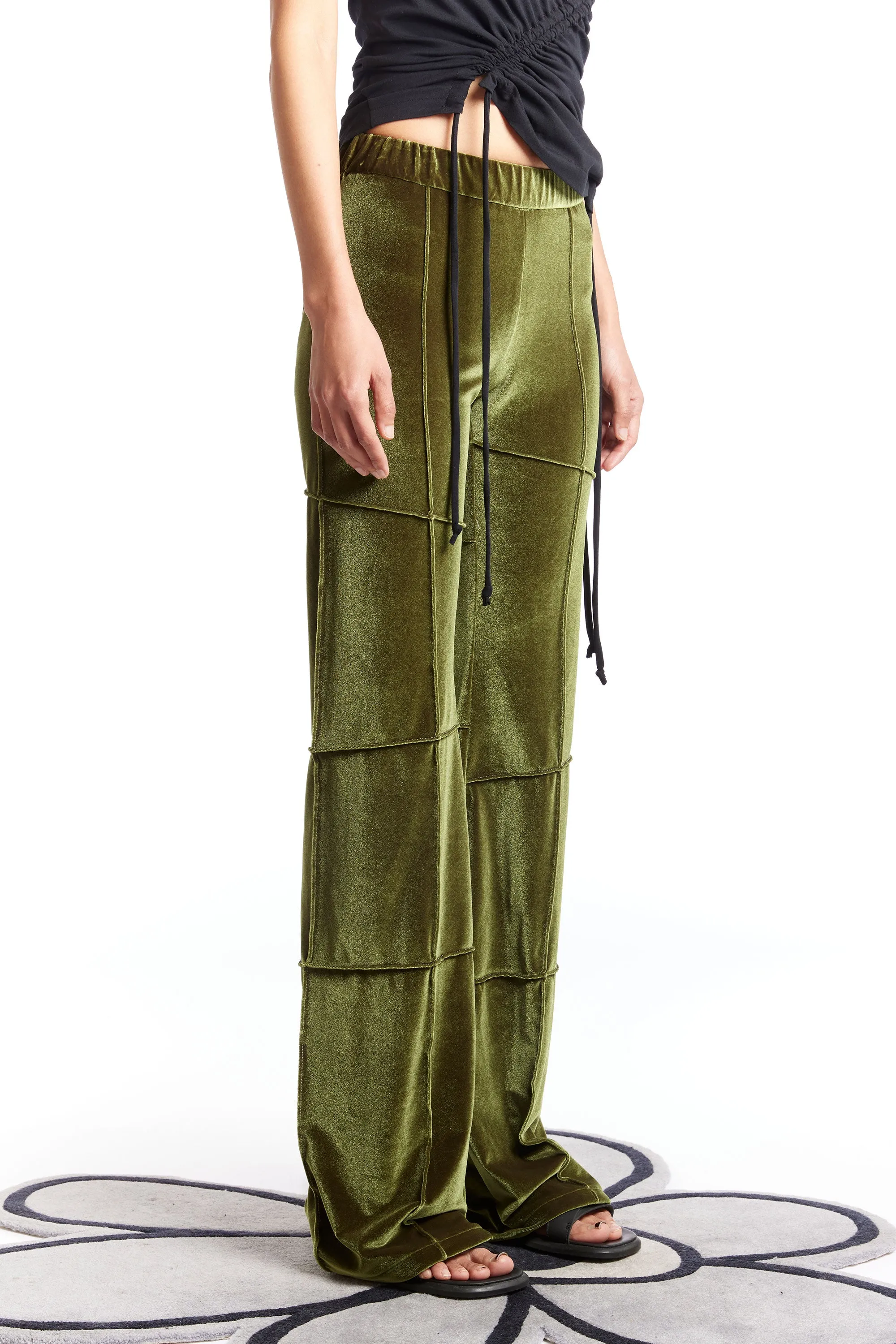 KARLA LAIDLAW - SPIDER PANT FLARE OLIVE