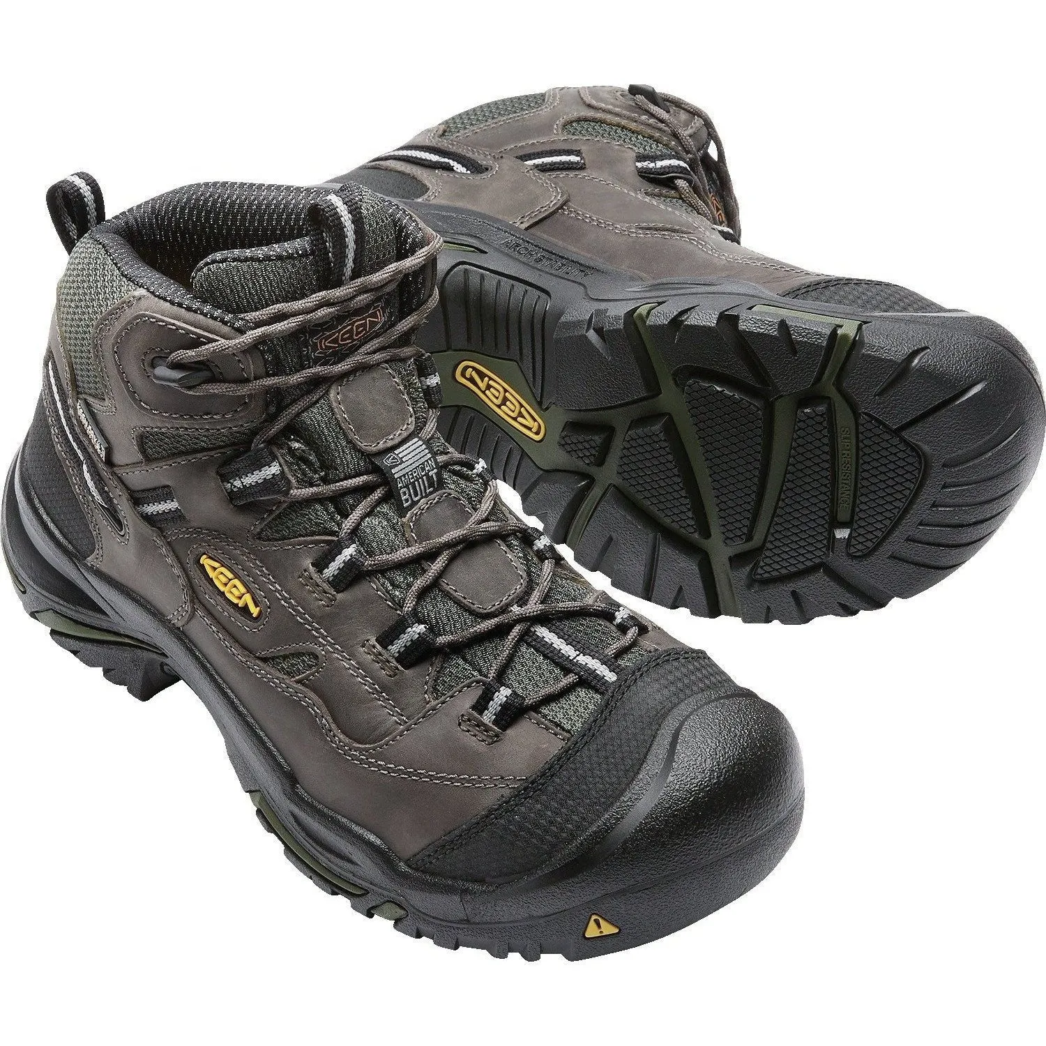 Keen Utility Men's Braddock Stl American Built WP Work Boot 1011243