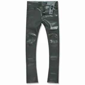 Kids Jordan Craig Stacked Thriller Pants (Olive) JRF1139K