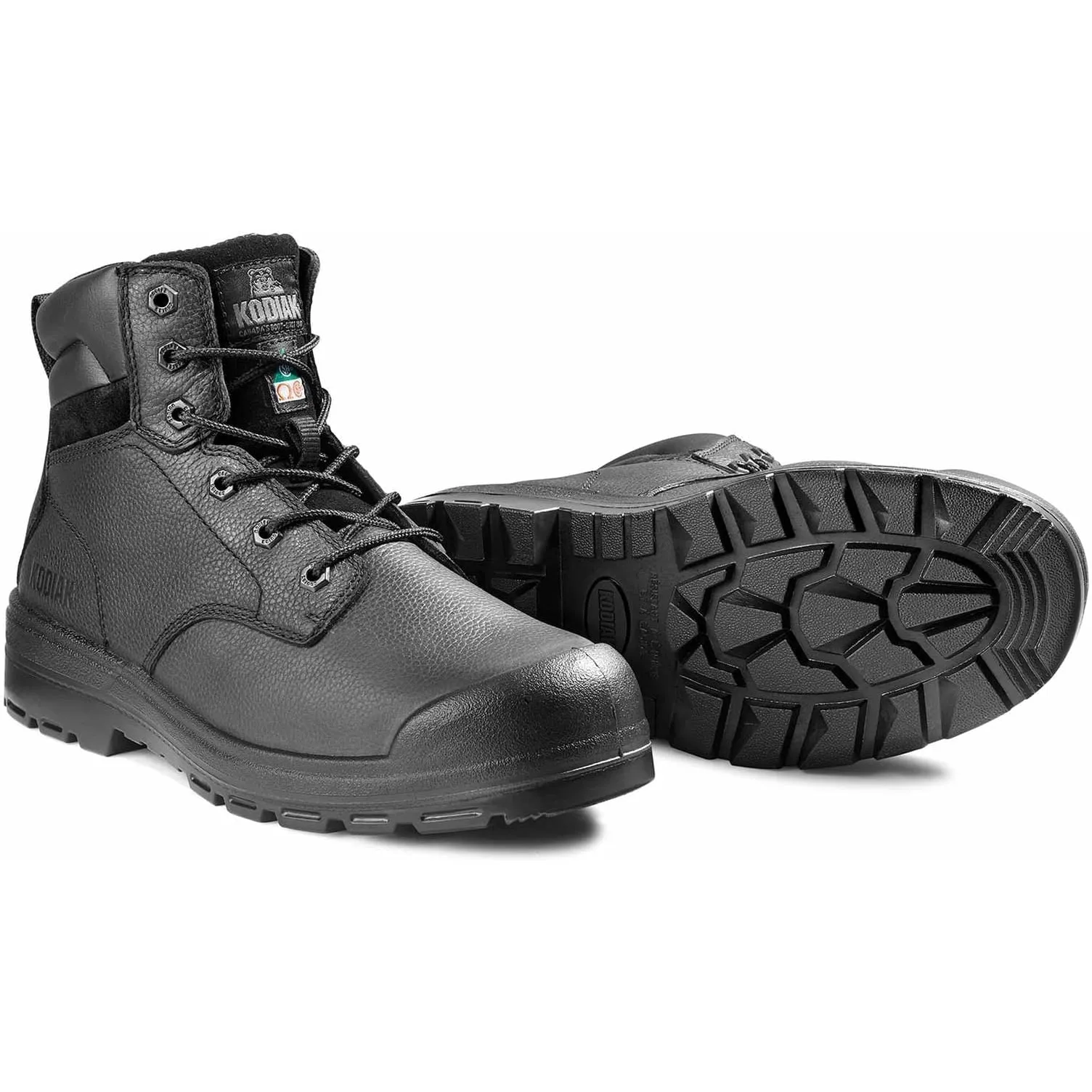 Kodiak Men's Greb 6 Steel Toe Safety Work Boot - Black - 4TH4BK