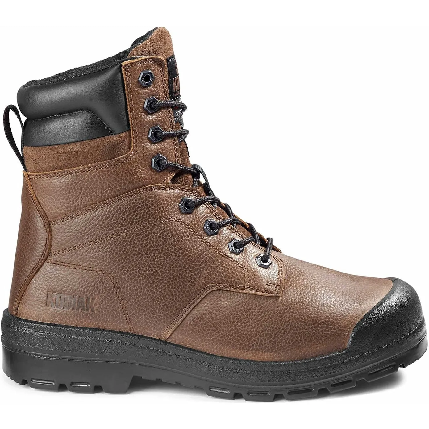 Kodiak Men's Greb 8 ST 200G Slip Resist Safety Work Boot -Brown- 4TH3BN