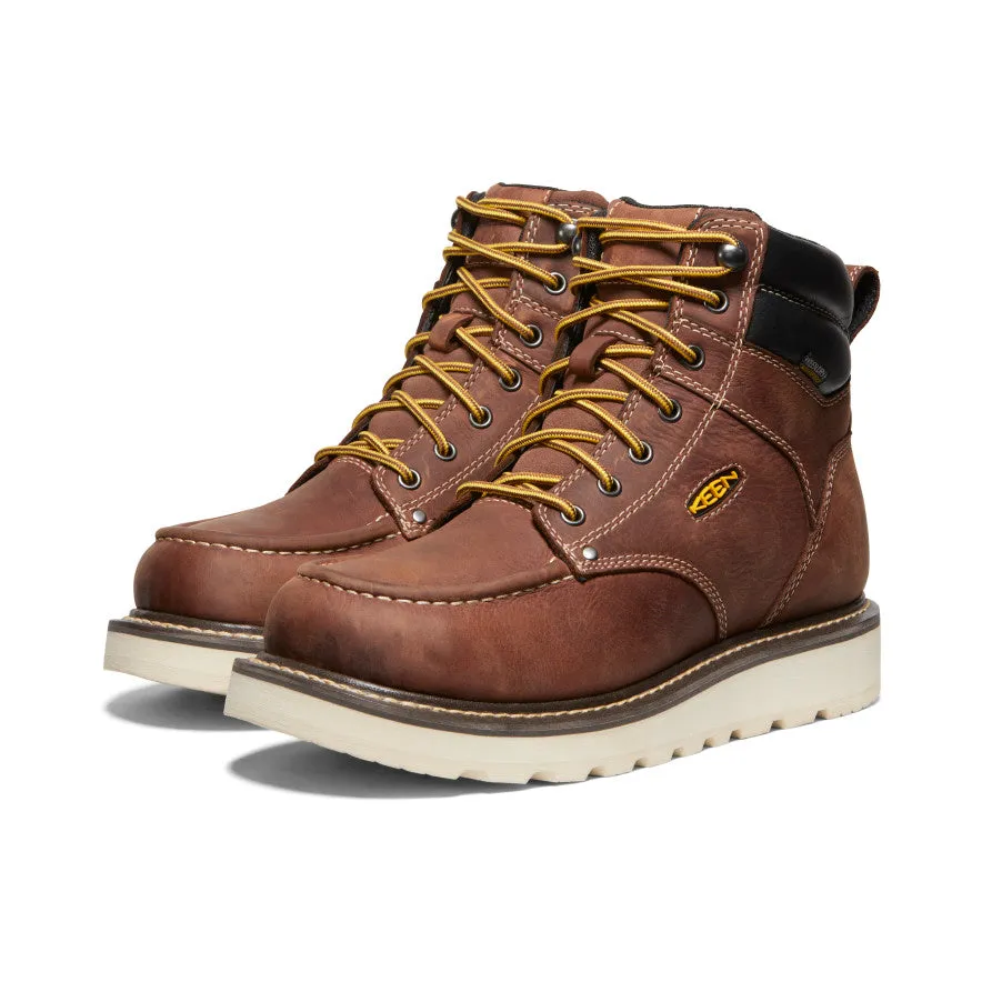 Men's Cincinnati 6 Waterproof Boot (Soft Toe)  |  Tuscan Red/Sandshell