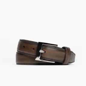 Men's Classic Leather Belt | Black Coffee