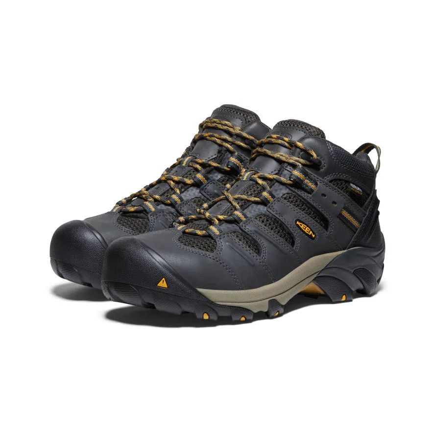 Men's Lansing Mid Waterproof (Steel Toe)  |  Raven/Tawny Olive