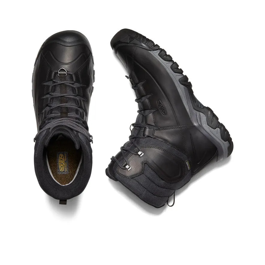 Men's Targhee High Lace Waterproof Boot  |  Black/Raven