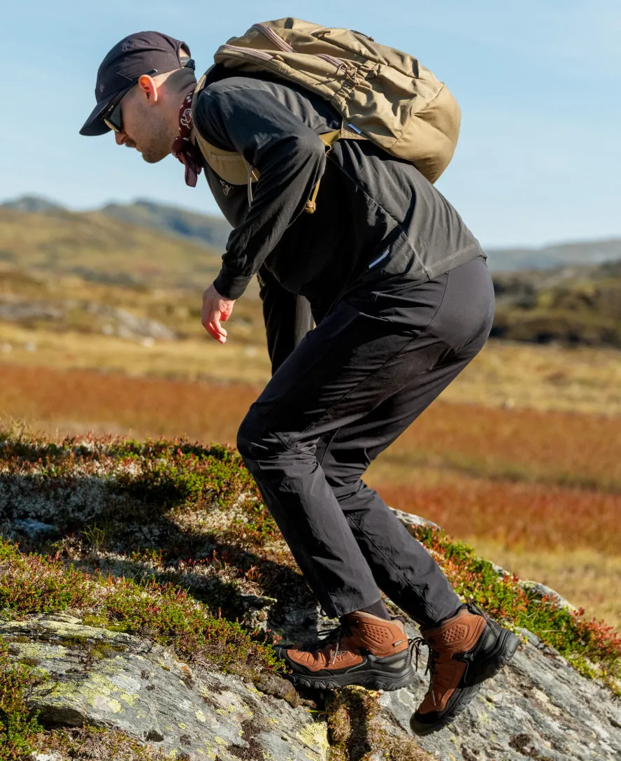 Men's Targhee IV Waterproof Hiking Boot  |  Bison/Black