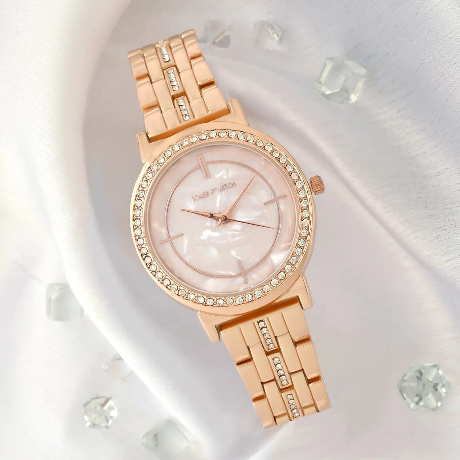 Moonlight All Rosegold Rhinestone Watch