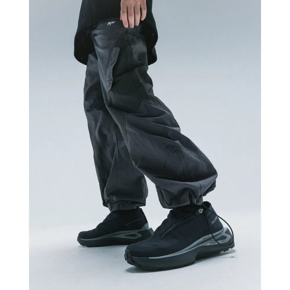 NINE POINT NINE GRADE ANKLE BREAKER PANTS-BLACK